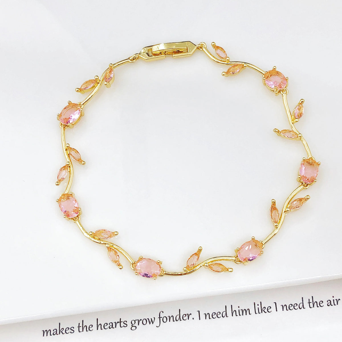 Trendy Charm Crystal Leaf Vine Flower Rhinestone Bracelet Necklace Jewelry Sets Luxury for Women Girl Party Wedding Jewelry Gift