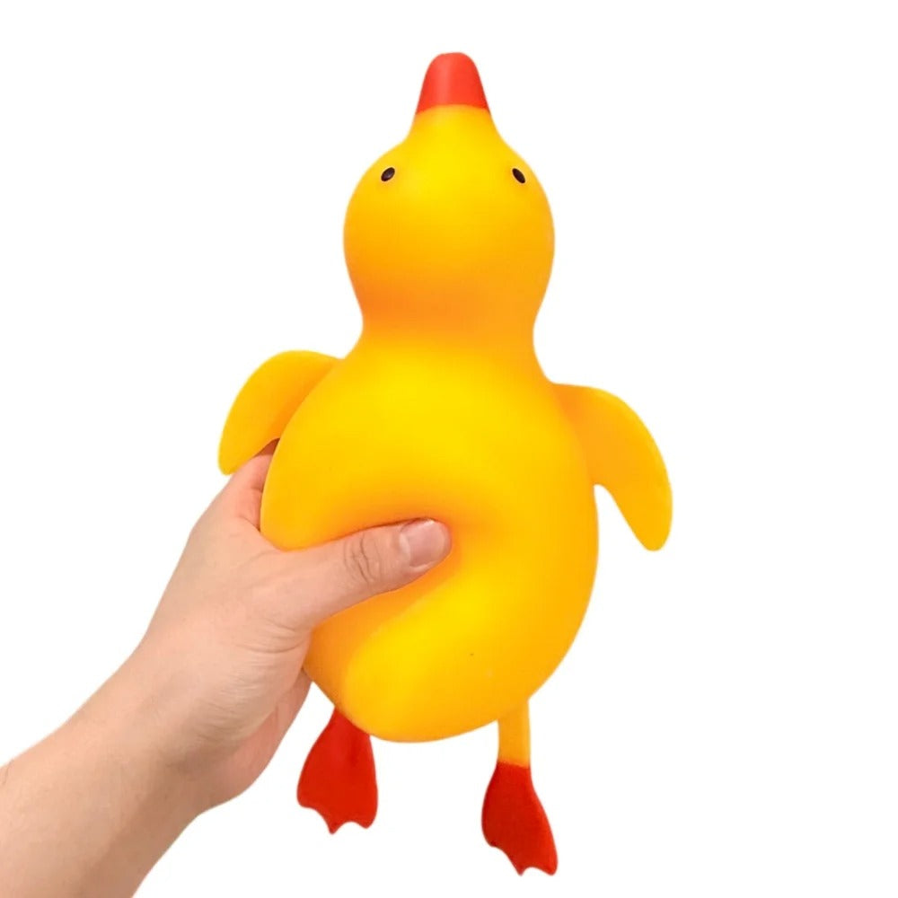 Stress Relief Toy Jumbo Squishy Duck Stress Ball Fidget Toy Desk Squeeze Toy Friends X-mas Gift