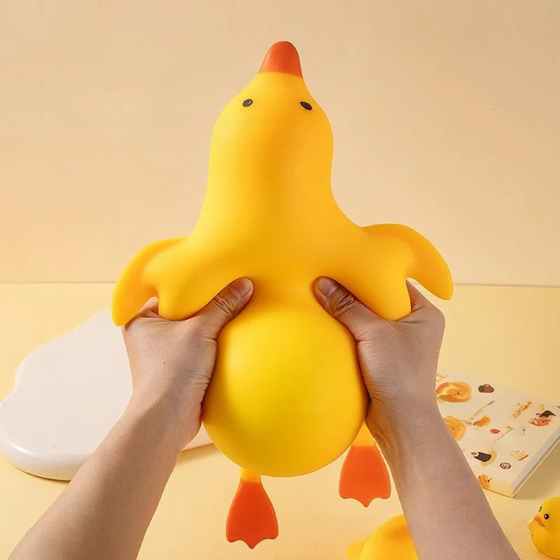 Stress Relief Toy Jumbo Squishy Duck Stress Ball Fidget Toy Desk Squeeze Toy Friends X-mas Gift