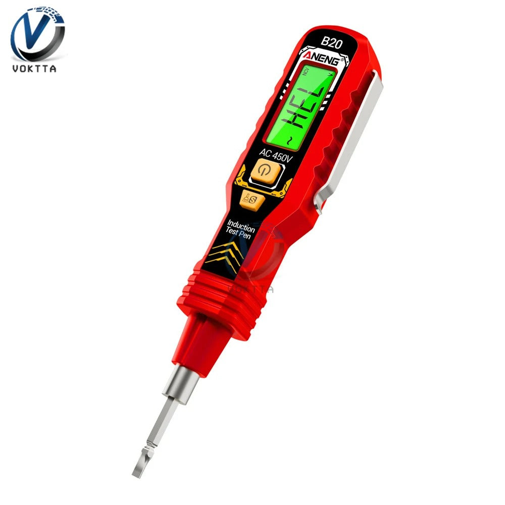 B20 Voltage Tester Pen AC/DC Electrical Induction Test Pencil Buzzer Alarm Voltage Detector Breakpoint Finder Diagnostic Tools