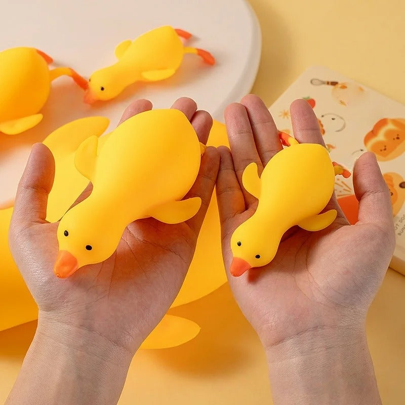 Stress Relief Toy Jumbo Squishy Duck Stress Ball Fidget Toy Desk Squeeze Toy Friends X-mas Gift