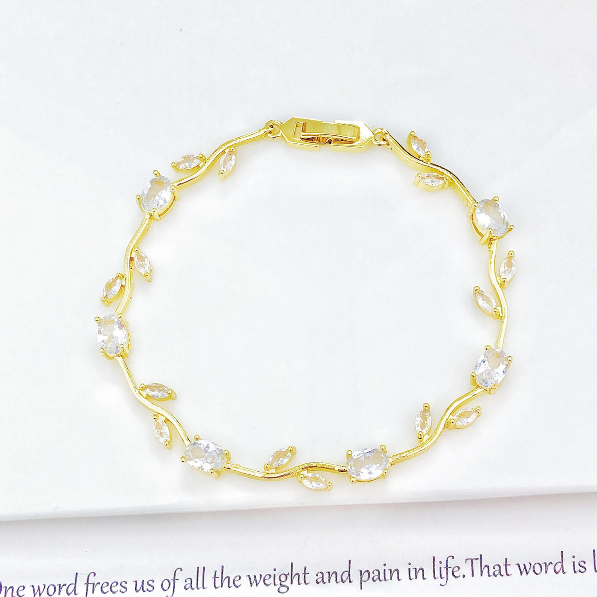 Trendy Charm Crystal Leaf Vine Flower Rhinestone Bracelet Necklace Jewelry Sets Luxury for Women Girl Party Wedding Jewelry Gift