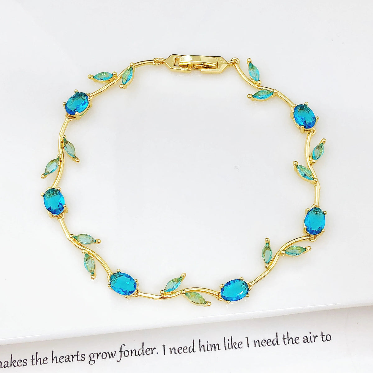 Trendy Charm Crystal Leaf Vine Flower Rhinestone Bracelet Necklace Jewelry Sets Luxury for Women Girl Party Wedding Jewelry Gift
