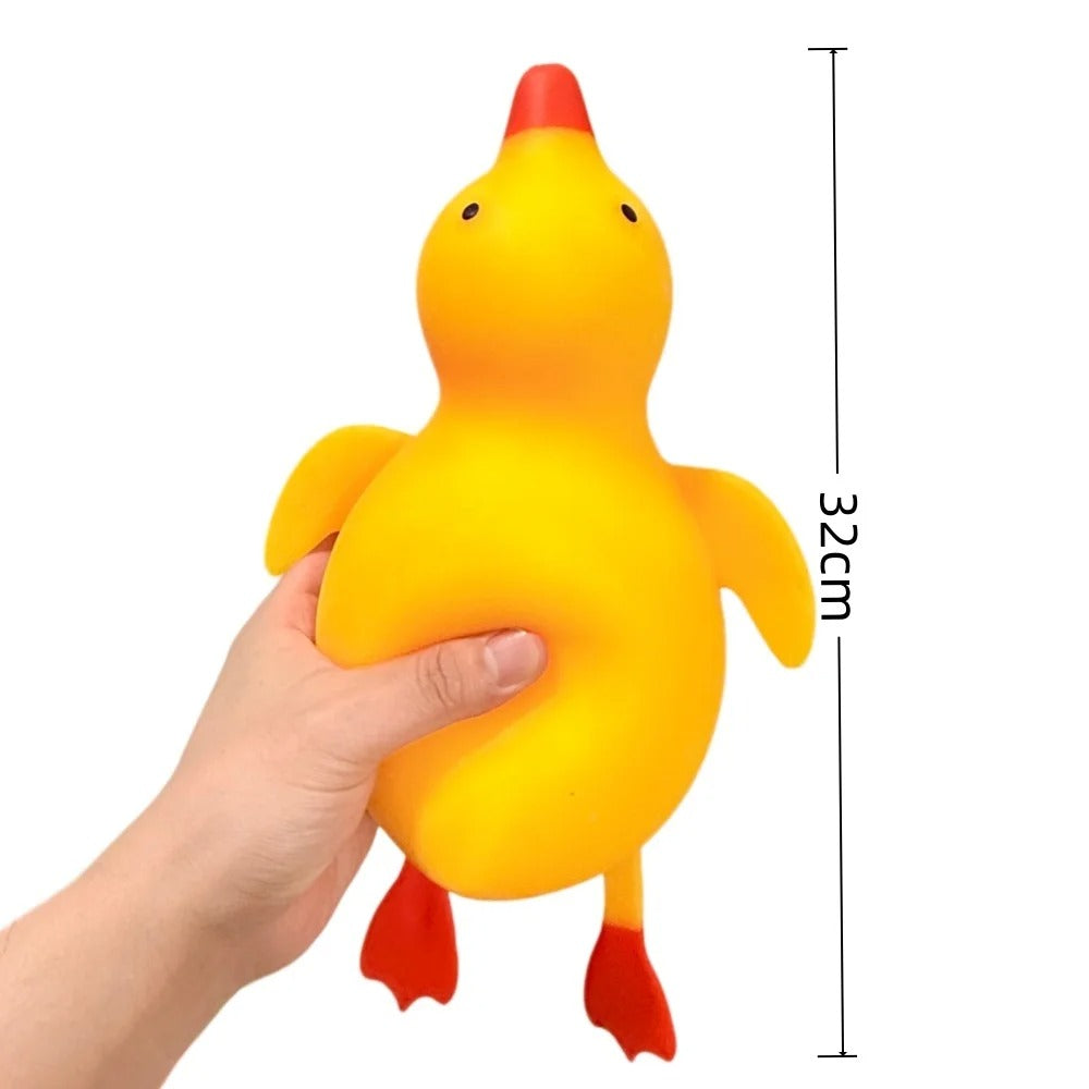 Stress Relief Toy Jumbo Squishy Duck Stress Ball Fidget Toy Desk Squeeze Toy Friends X-mas Gift