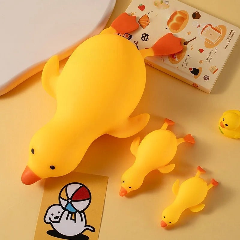 Stress Relief Toy Jumbo Squishy Duck Stress Ball Fidget Toy Desk Squeeze Toy Friends X-mas Gift