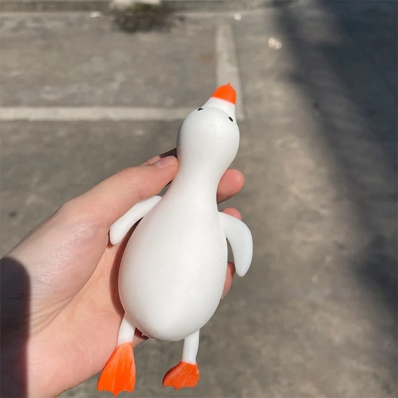 Stress Relief Toy Jumbo Squishy Duck Stress Ball Fidget Toy Desk Squeeze Toy Friends X-mas Gift